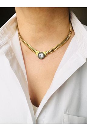 گردنبند استیل ( فولاد ) متالیک استیل (فولاد) DEVİ fashion - کد 901161195