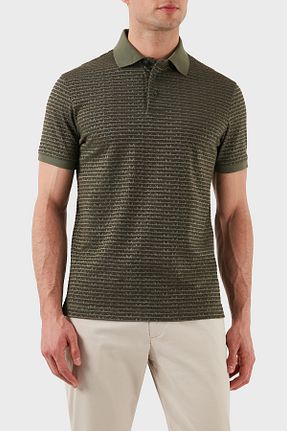 پولوشرت خاکی مردانه Liyosel Emporio Armani - کد 902332813