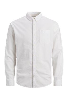 پیراهن سفید مردانه اسلیم فیت Jack & Jones - کد 357949135