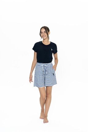 ست لباس راحتی سرمه ای زنانه پنبه ای U.S. Polo Assn. - کد 899941717