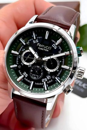 ساعت مچی سرمه ای مردانه 44 میلی متر Ferrucci - کد 732783148