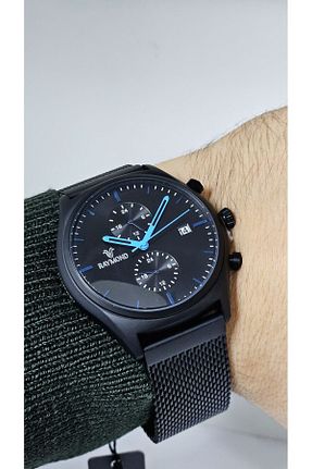 ساعت مچی مشکی مردانه 41-46 میلی متر Raymond - کد 879805138