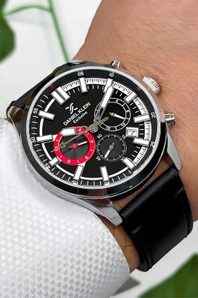 ساعت مچی مشکی مردانه 45 میلی متر Daniel Klein - کد 855472207