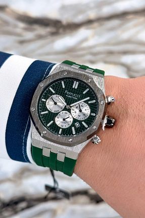 ساعت مچی سبز مردانه 44 میلی متر Ferrucci - کد 772168269