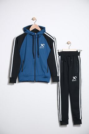 ست گرمکن مشکی بچه گانه پاچه کش دار Zaziko Kids - کد 900092701
