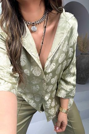 پیراهن سبز زنانه اورسایز Sohotique By P - کد 900093249