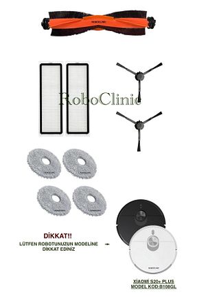 اکسسوری جاروبرقی سفید Roboclinic - کد 899644783