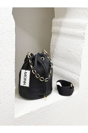 کیف پستچی مشکی زنانه MONK - کد 901287552
