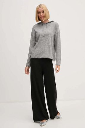 شلوار کرمگن مشکی زنانه رگولار United Colors of Benetton - کد 900138299