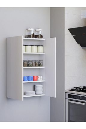 کابینت چند منظوره سفید MDF Detamob - کد 900123444
