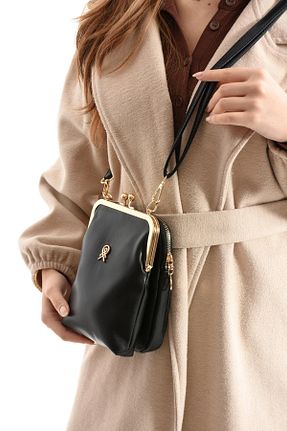 کیف دوشی مشکی زنانه پلی اورتان byFOX Fashion - کد 899292095