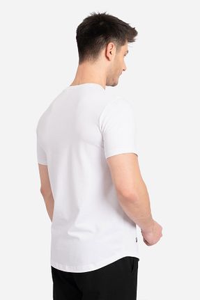 تیشرت سفید مردانه رگولار BAFK - کد 900094674