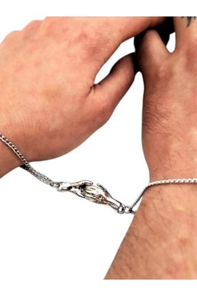دستبند استیل (فولاد) طوسی استیل ضد زنگ ADURĞUT - کد 900156327