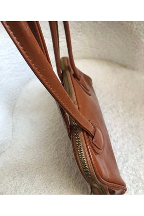 کیف دوشی قهوه ای زنانه چرم مصنوعی glare bag - کد 898583647