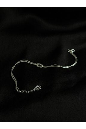 دستبند نقره طوسی زنانه 925 عیار SOFT - کد 900196526