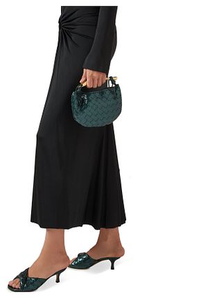 کیف دستی سبز زنانه سایز متوسط Bottega Veneta - کد 900229094
