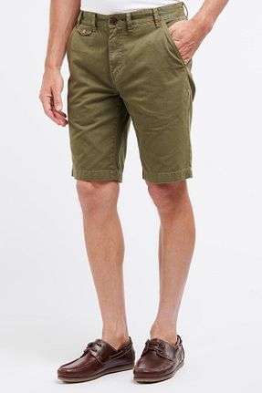 شلوارک و برمودا سبز مردانه %100 پنبه Barbour - کد 712519689