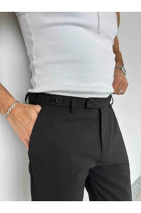 شلوار پارچه ای مشکی مردانه سایز اورجینال Denim Shorty - کد 900222357