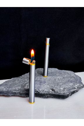 فندک کلاسیک طوسی Lio20 - کد 901400210