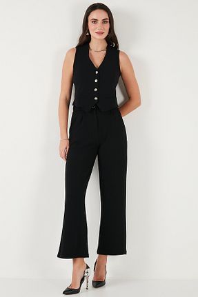 ست بالاتنه و پائین تنه مشکی زنانه پلی استر Lela - کد 900257218