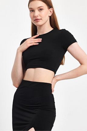 لباس مشکی زنانه بافتنی DUALANCE - کد 900283542