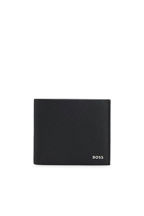 کیف پول مشکی مردانه سایز متوسط BOSS - کد 900416233