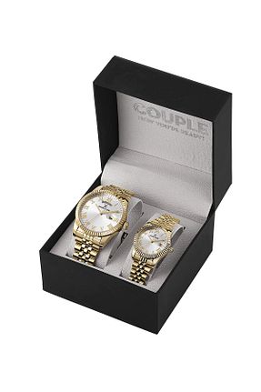 ساعت مچی طلائی زنانه 41-45 میلی متر Daniel Klein - کد 901432191