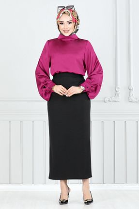 دامن حجاب مشکی بچه گانه Kalem ModaMerve - کد 900281322