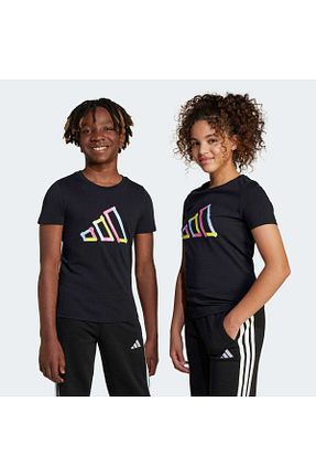 تیشرت اسپرت مشکی بچه گانه رگولار adidas - کد 898535852