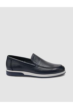 کفش کژوال سرمه ای مردانه چرم خالص Cabani - کد 900430563