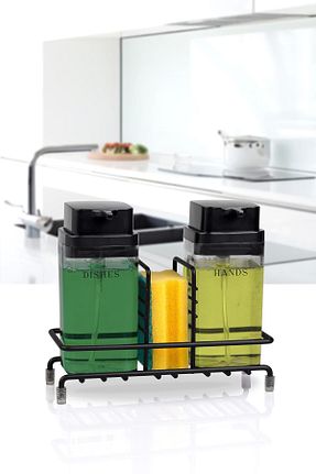 جا صابونی مشکی فلزی Okyanus Home - کد 831058534