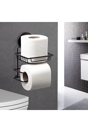 پایه دستمال توالت مشکی فلزی Okyanus Home - کد 276980403
