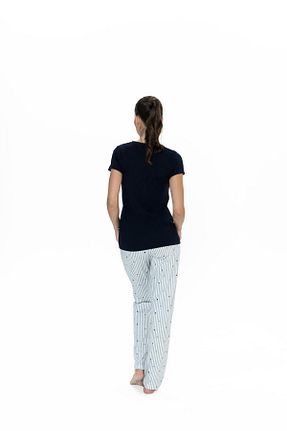 ست لباس راحتی سرمه ای زنانه طرح دار U.S. Polo Assn. - کد 900424851