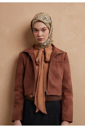 روسری قهوه ای مودال Fresh - کد 900289763