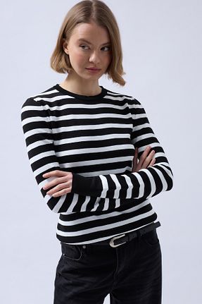 بلوز مشکی زنانه رگولار Black Fashion - کد 901443751