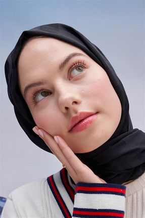 شال مشکی زنانه ابریشم carell - کد 819624407