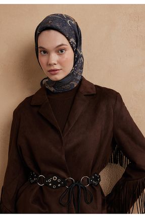 روسری سرمه ای مودال Fresh - کد 900290660