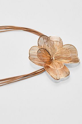 گردنبند جواهر طلائی زنانه آهن Stradivarius - کد 900305485