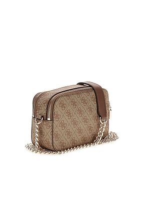 کیف دوشی قهوه ای زنانه پلی اورتان Guess - کد 900304110