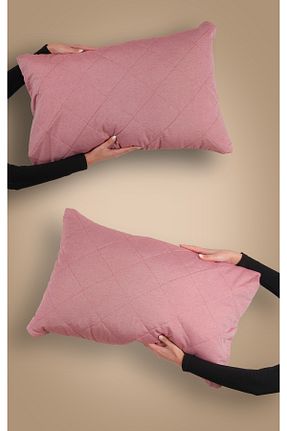 روکش بالش زرشکی پنبه ای Cottonest - کد 900305953