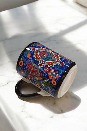 لیوان آب سرمه ای سرامیک Salizera - کد 895480302