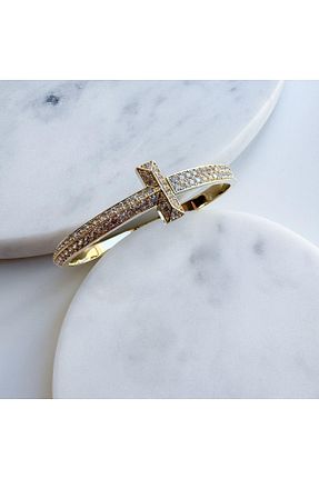 دستبند استیل (فولاد) طلائی استیل (فولاد) VenüsDesign - کد 870246734