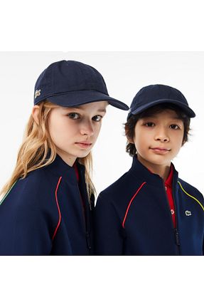 کلاه سرمه ای زنانه پنبه ای Lacoste - کد 3009823