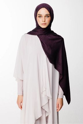 شال بنفش زنانه کشمیر Mooncorn - کد 900392356