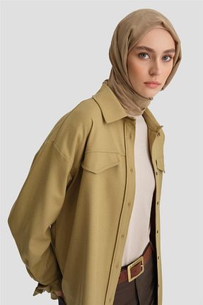 پیراهن حجاب سبز زنانه رگولار Armine - کد 873652949