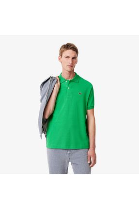 پولوشرت سبز مردانه پنبه ای Lacoste - کد 756440239