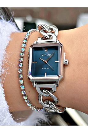 ساعت مچی طوسی زنانه 20-25 میلی متر Ferrucci - کد 900372334