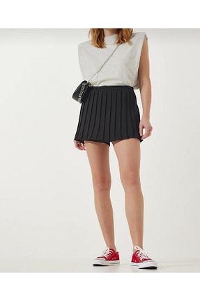 دامن مشکی زنانه بافتنی DENOKMODA - کد 882139607