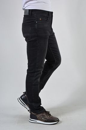 شلوار جین مشکی مردانه پاچه تنگ Aşıkoğlu Formen - کد 900384466