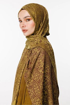 شال قهوه ای زنانه کشمیر Mooncorn - کد 900391482